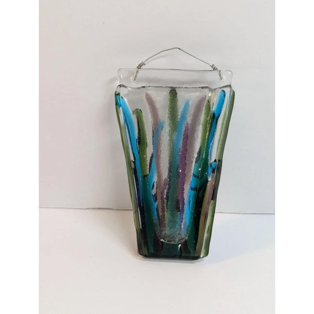 Tiny Glass Hanging Bud Vase‎